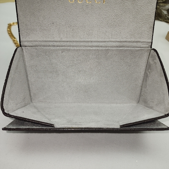 Authentic Gucci Sunglass Case Upcycled Crossbody Pouch - Picture 15 of 16